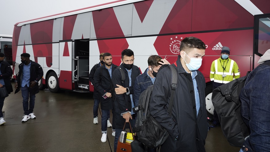 Ajax on its way to Liverpool.