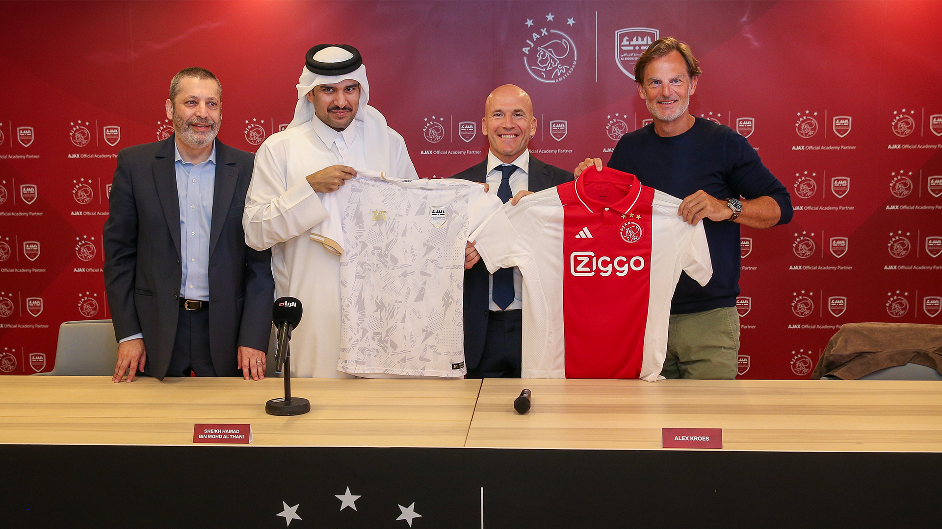 Ajax signs football partnership with Al Bidda SC