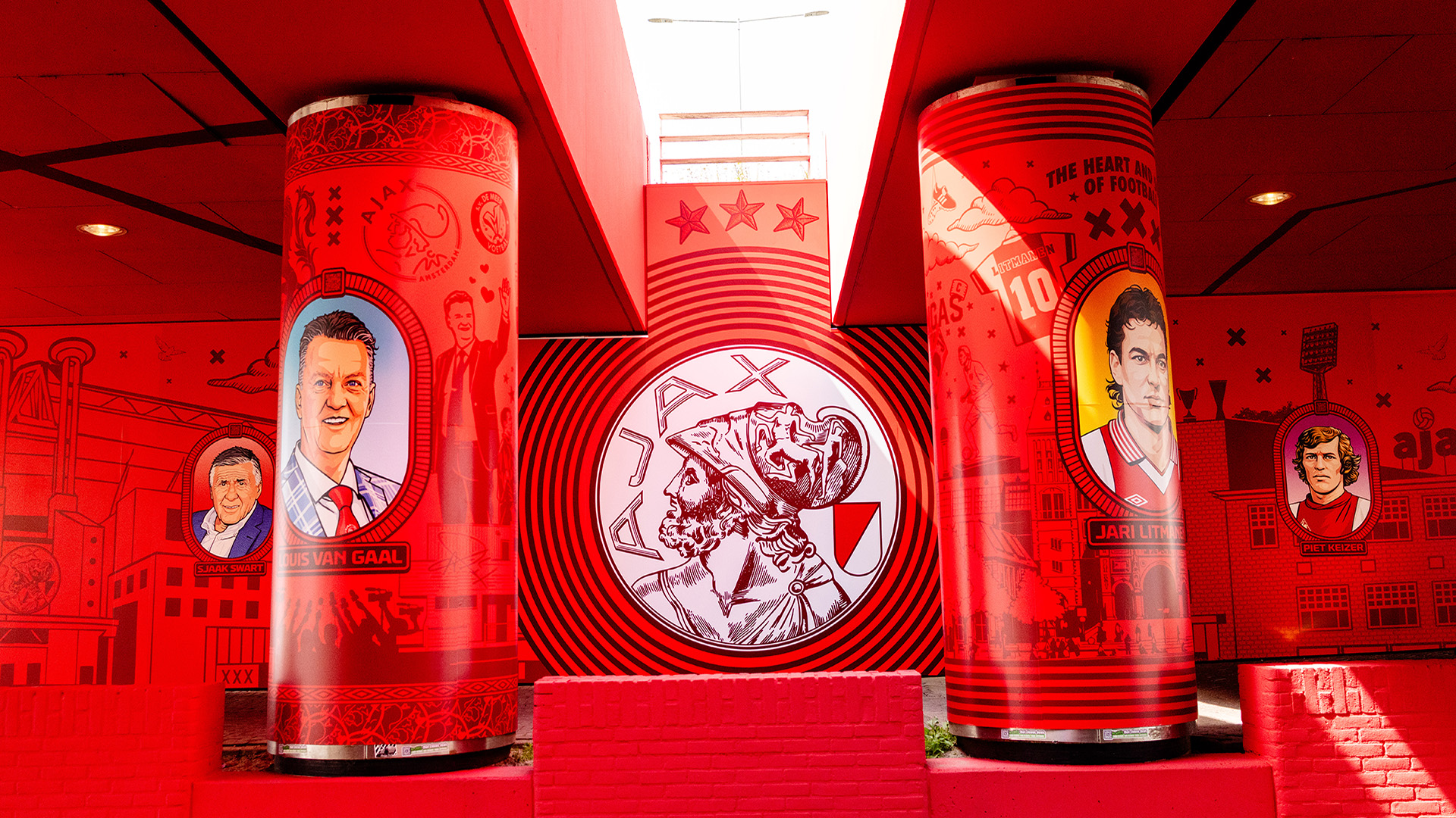 Artwork ‘Icons of Amsterdam’ unveiled at Johan Cruijff Arena