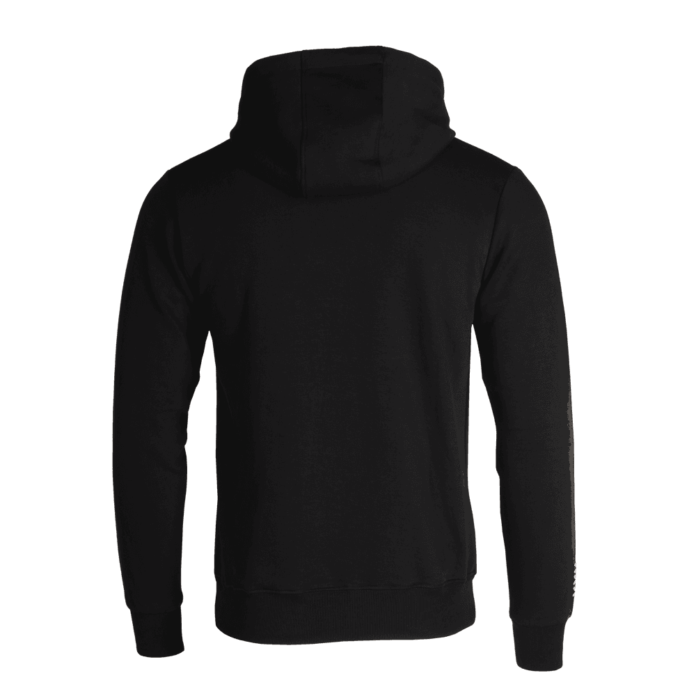 Ajax hooded sweater black F side 76 Official Ajax Fanshop