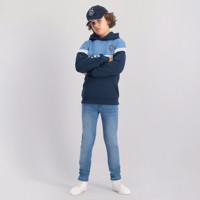 Ajax-hooded sweater blue/white junior