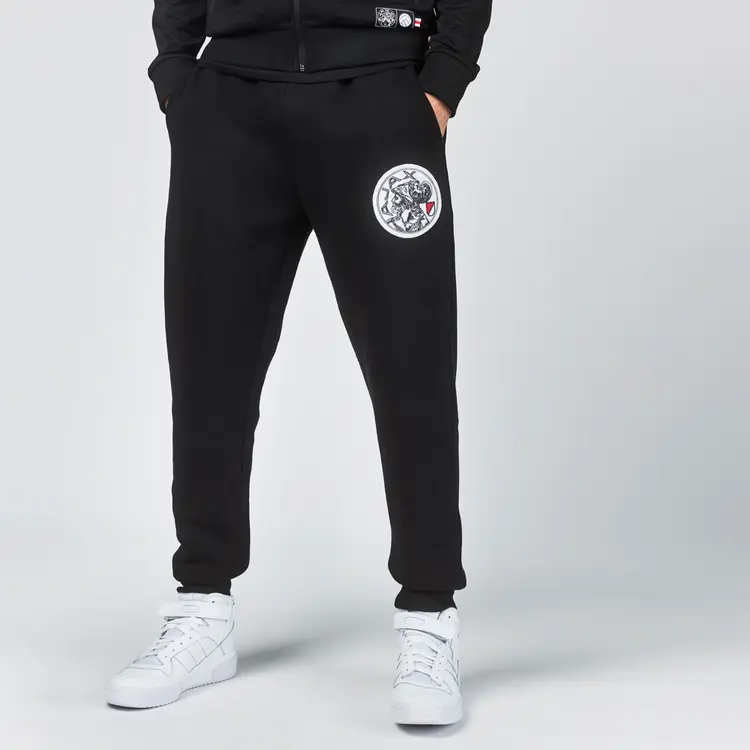 Ajax-pants black with old Ajax logo | Official Ajax Fanshop